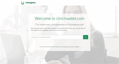 Desktop Screenshot of clinchwallet.com